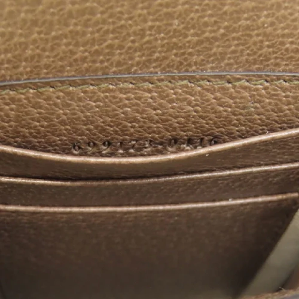 Gucci Vintage Pre-owned Fabric gucci-bags Beige Dames