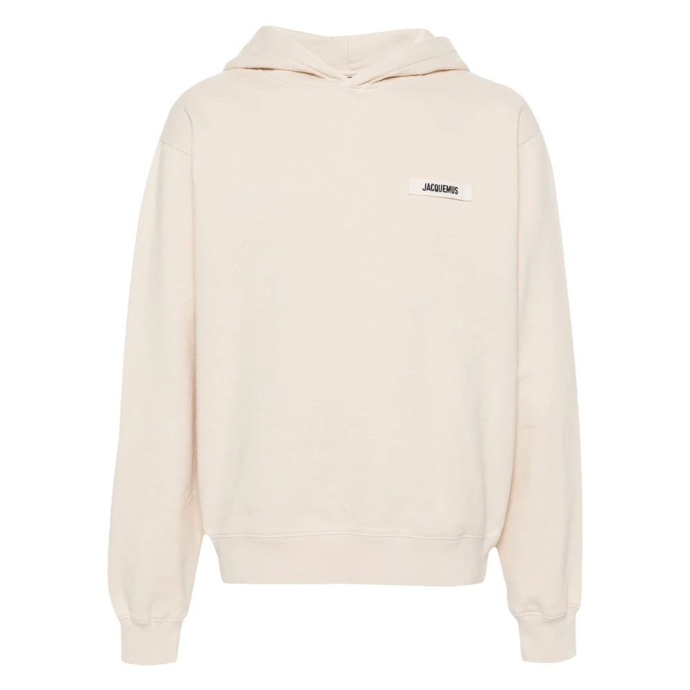 Jacquemus Luxe Beige Katoenen Hoodie Beige Heren