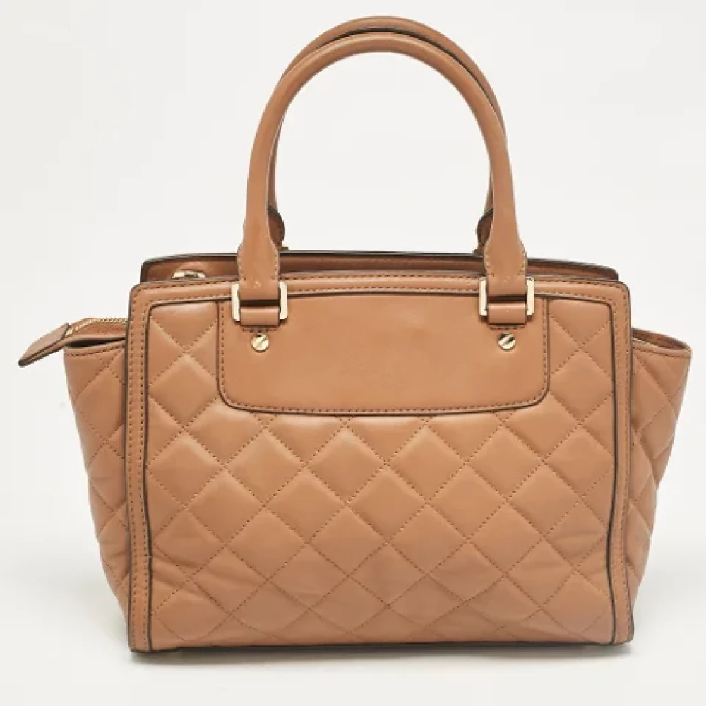 Michael Kors Pre-owned Leather totes Brown Dames