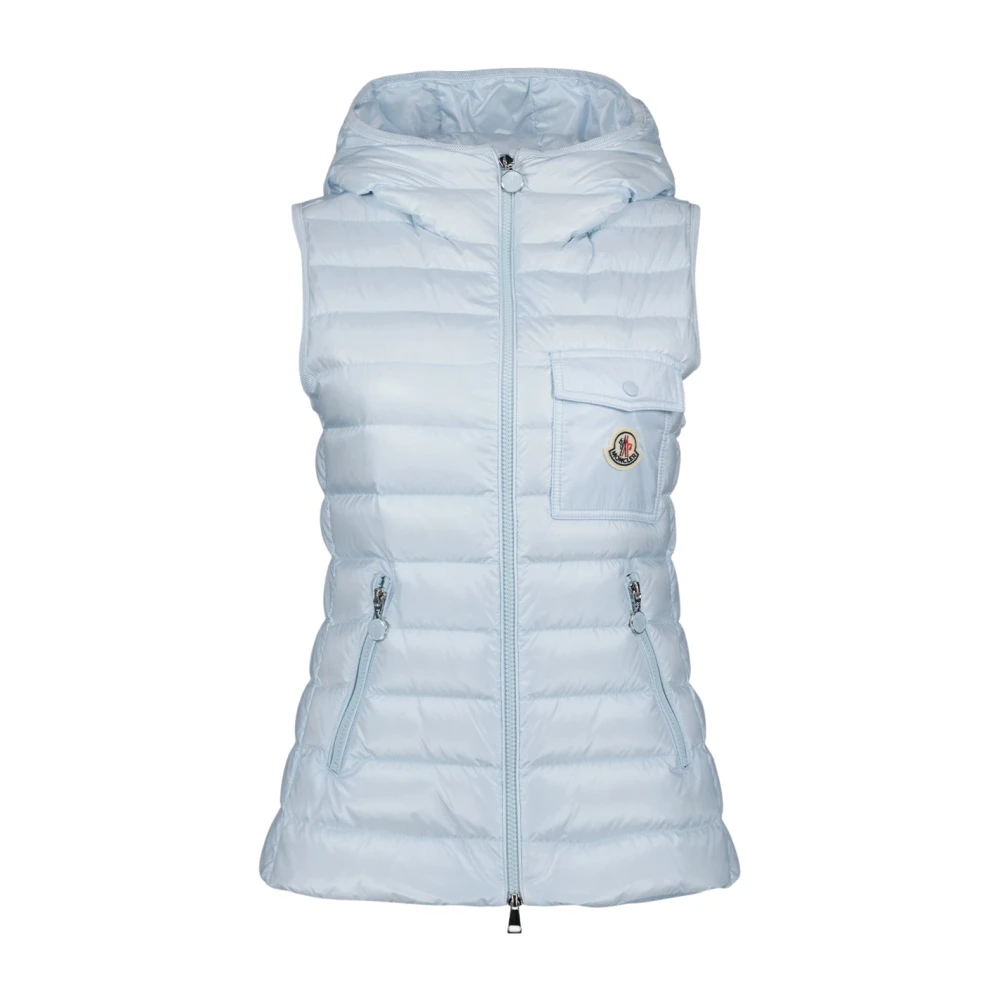 Moncler - Jackets > Vests - Blue - Moncler - Modalova