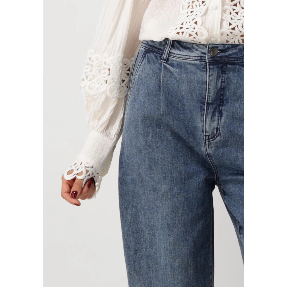 Copenhagen Muse Wijde Pijp Jeans Blue Dames