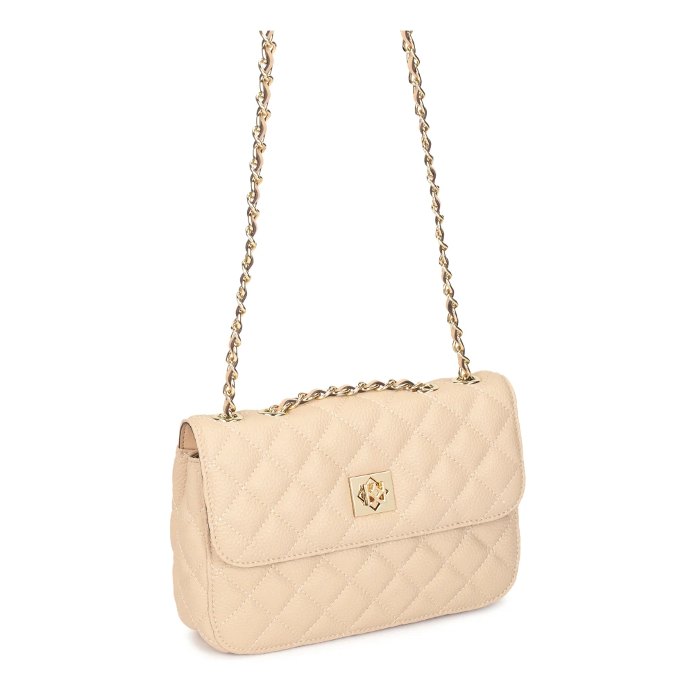 Kazar Gewatteerde zachte leren tas Beige Dames