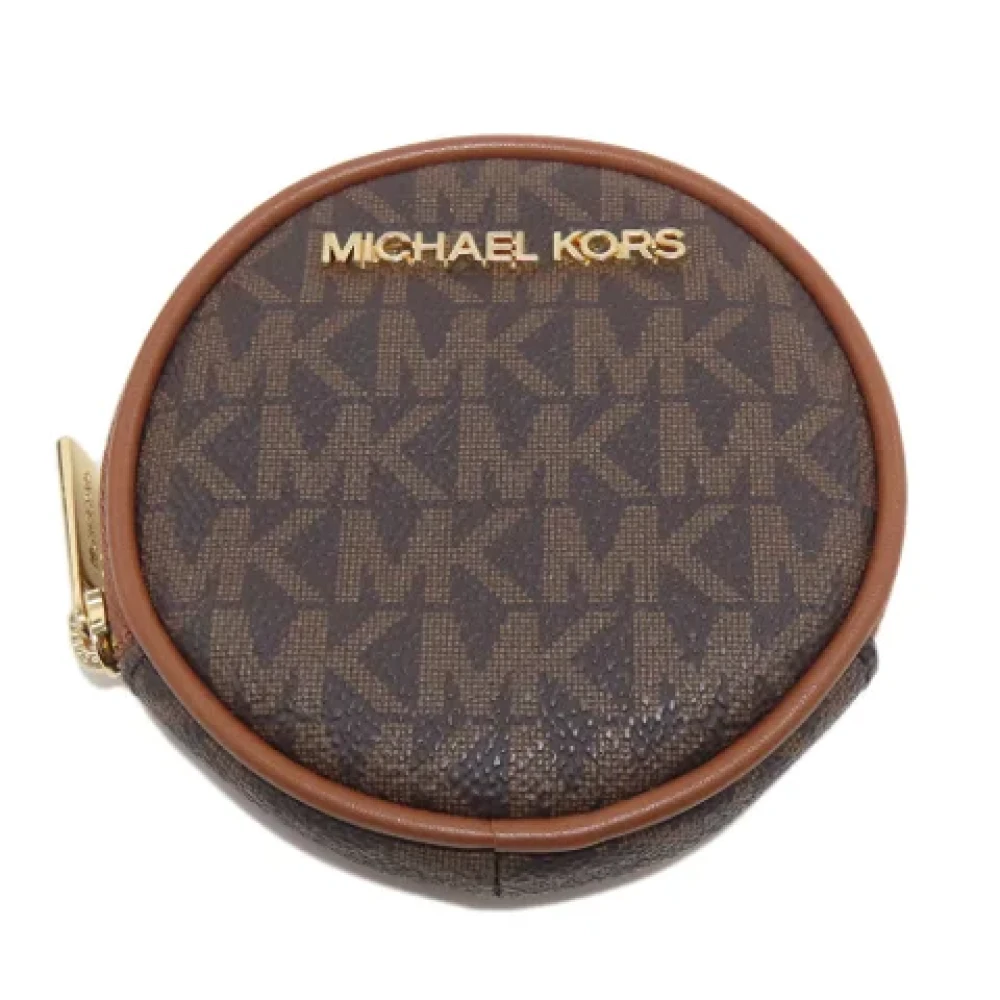 Michael Kors Pre-owned Canvas shoulder-bags Brown Dames