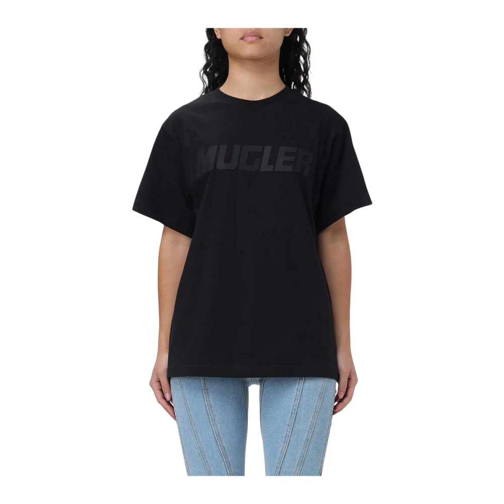 Mugler - Tops > T-Shirts - Black - Mugler - Modalova
