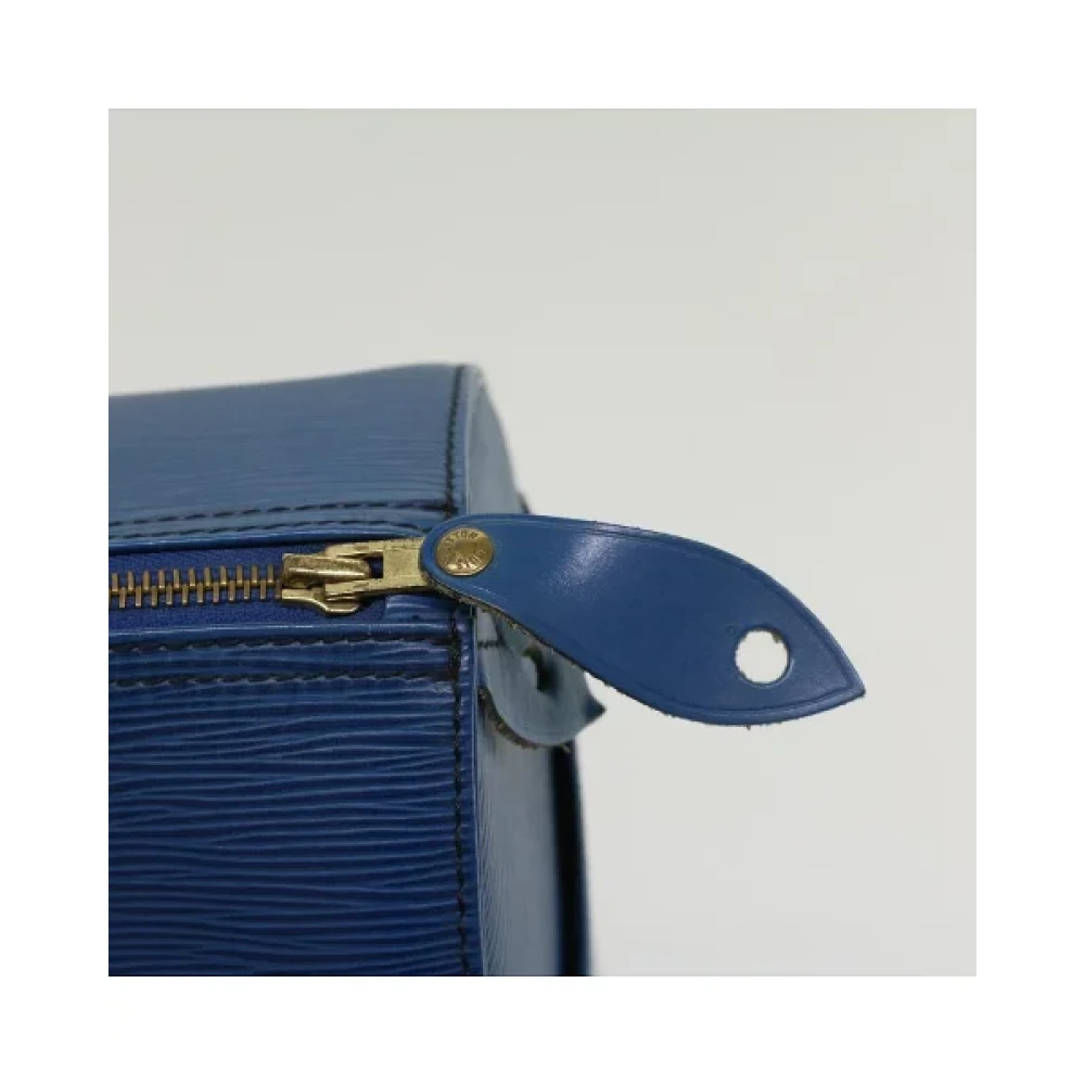 Louis Vuitton Vintage Pre-owned Leather handbags Blue Dames