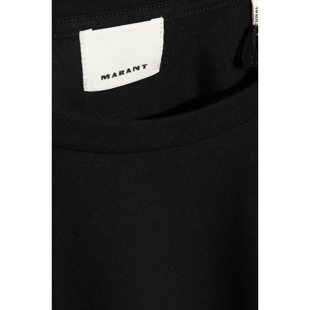 Isabel marant T-shirt 'Zafferh' Black Heren