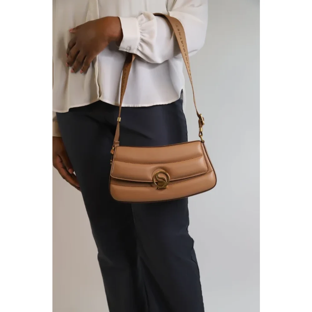 Stella McCartney Pre-owned Fabric shoulder-bags Brown Dames