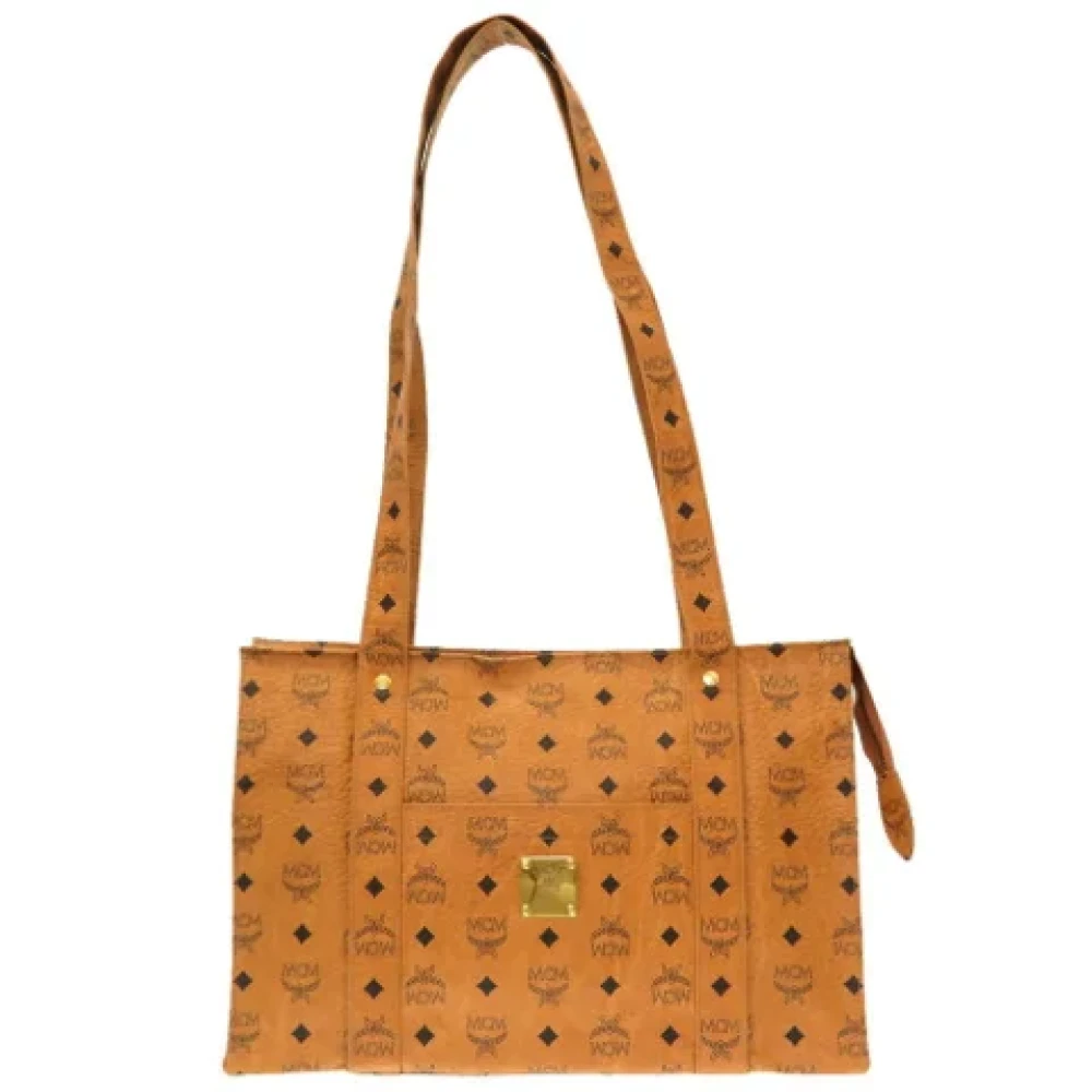 MCM Pre-owned Canvas shoulder-bags Brown Dames