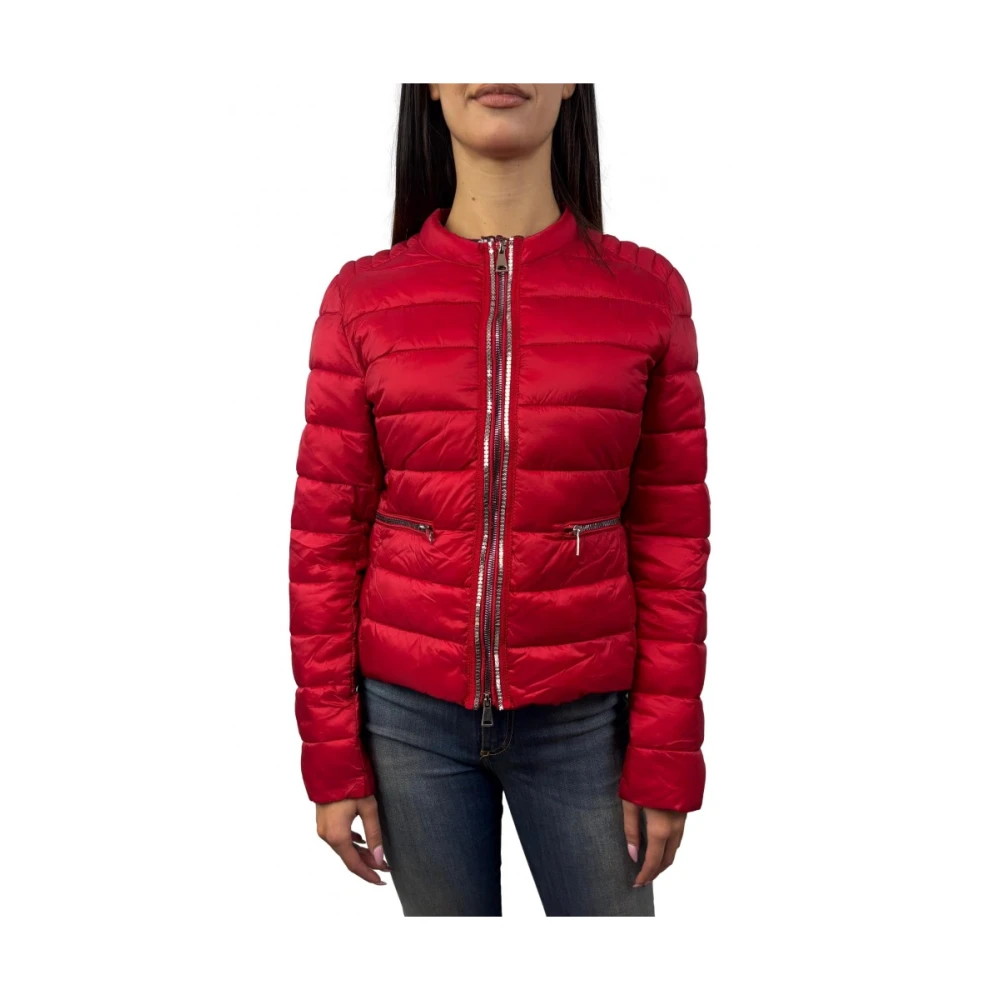 19v69 Italia Rode jas met ritssluiting Red Dames