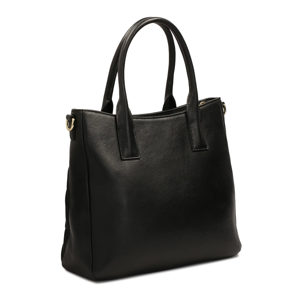 Kazar Gewatteerde handtas met handgrepen en sleutelhanger Black Dames