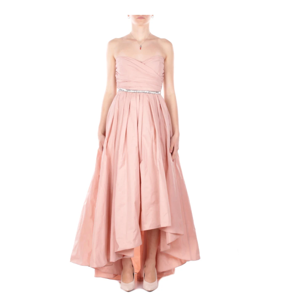 Pinko Dattero Taffeta Dress - Female - Gowns - Pink - S - Dresses