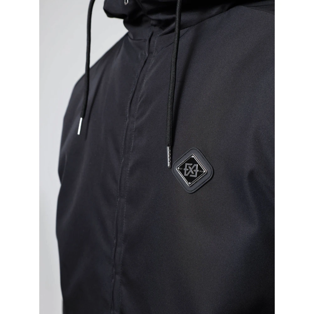 Xplct Studios Zwarte Heren Winterjas Link Black Heren