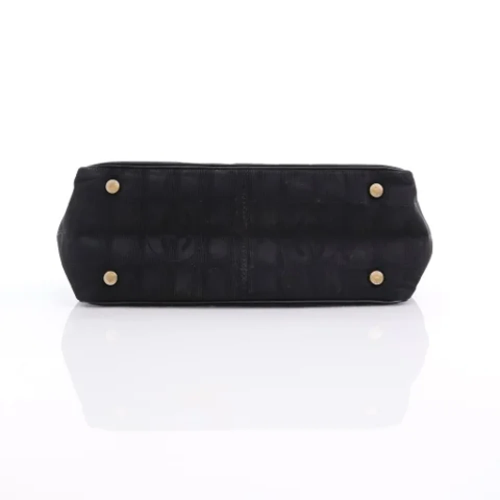 Chanel Vintage Pre-owned Nylon chanel-bags Black Dames