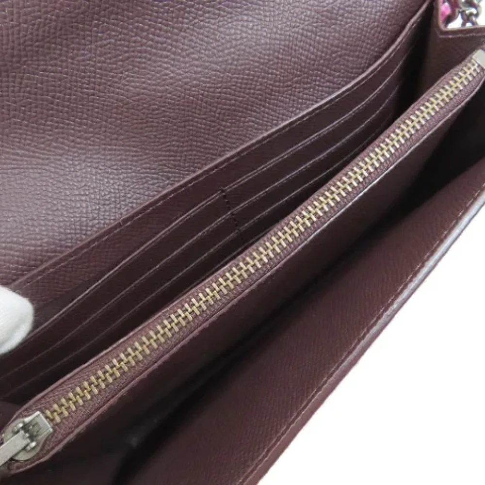 Coach Pre-owned Leather wallets Pink Dames