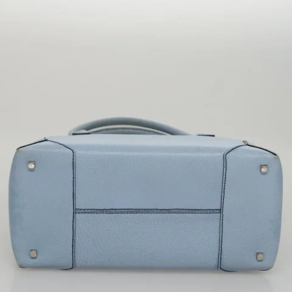 Salvatore Ferragamo Pre-owned Leather handbags Blue Dames