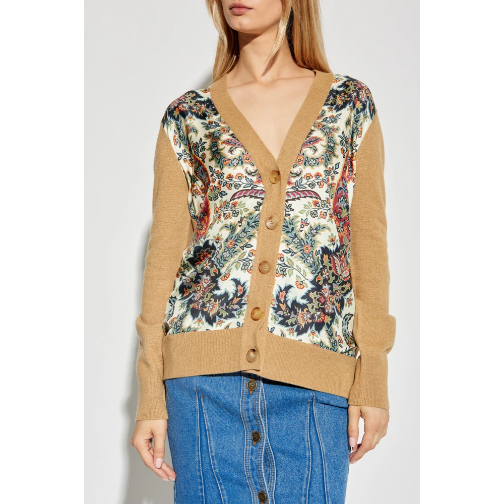 ETRO Cardigan van gemengde materialen Multicolor Dames