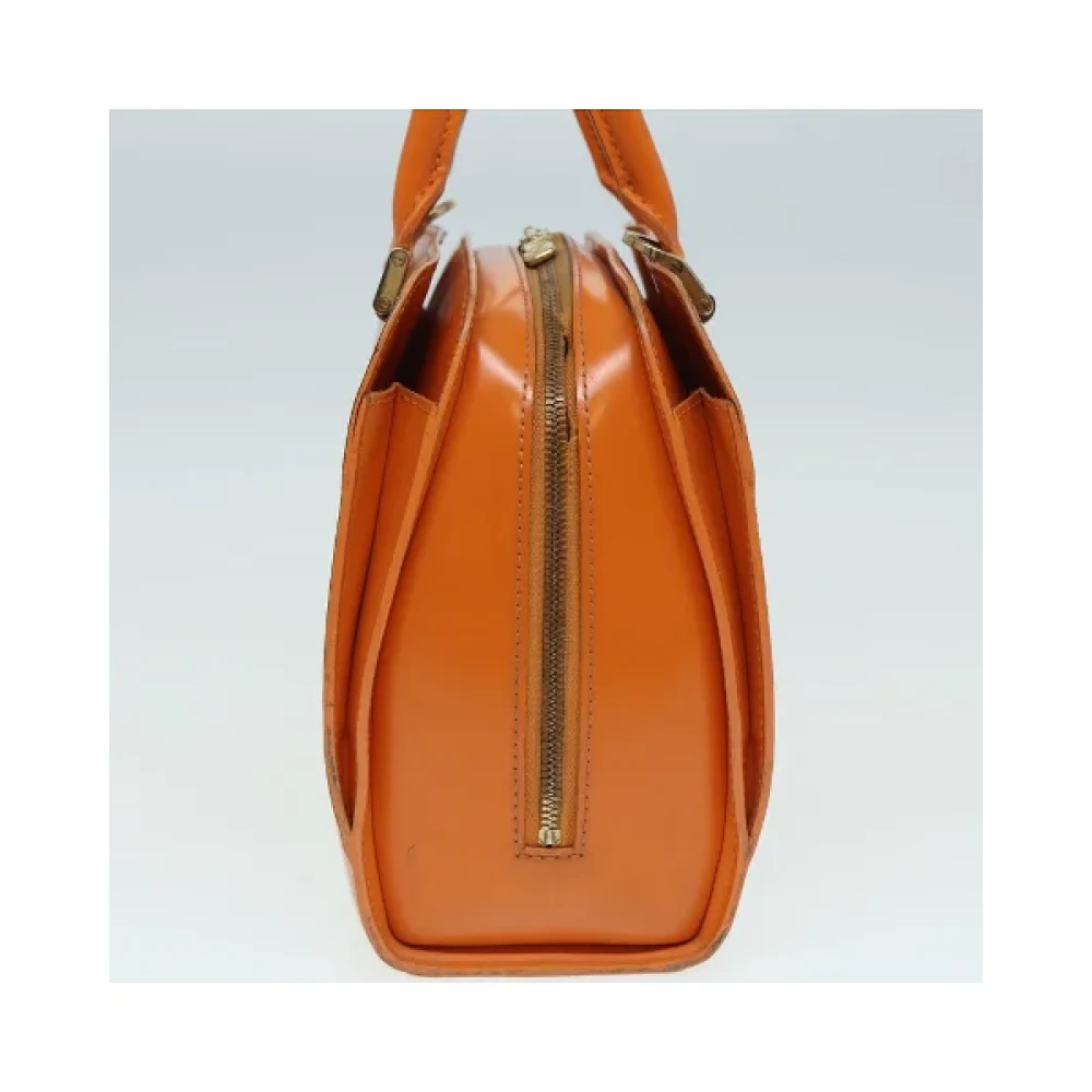 Louis Vuitton Vintage Pre-owned Leather handbags Orange Dames