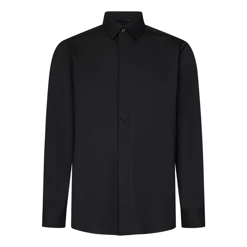 Low Brand Zwarte Shirt Aw24 Stijl Black Heren