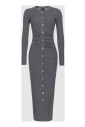 robe-midi-a-boutons-cotelee