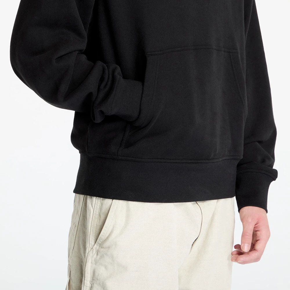 Calvin Klein Jeans Hoodie met borduursel voor mannen Black Heren