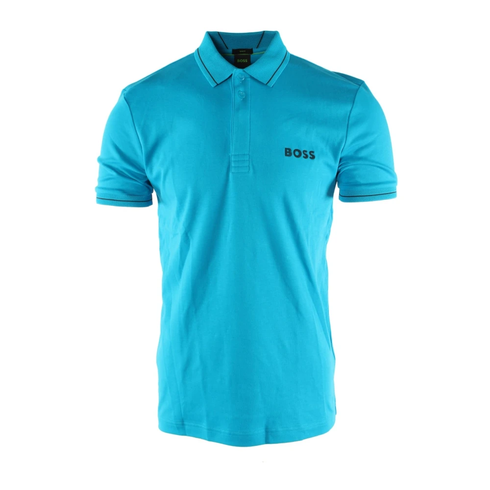 Hugo Boss Slim Fit Blauwe Polo Shirt Blue Heren