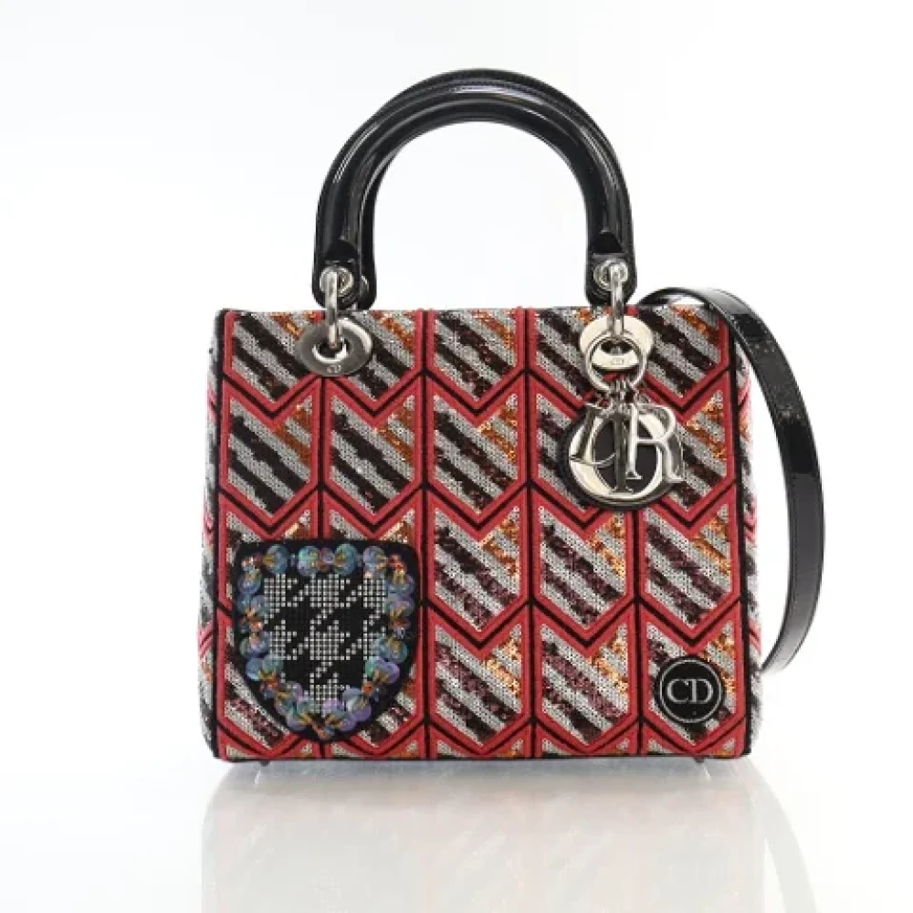 Dior Vintage Pre-owned Leather dior-bags Red Dames