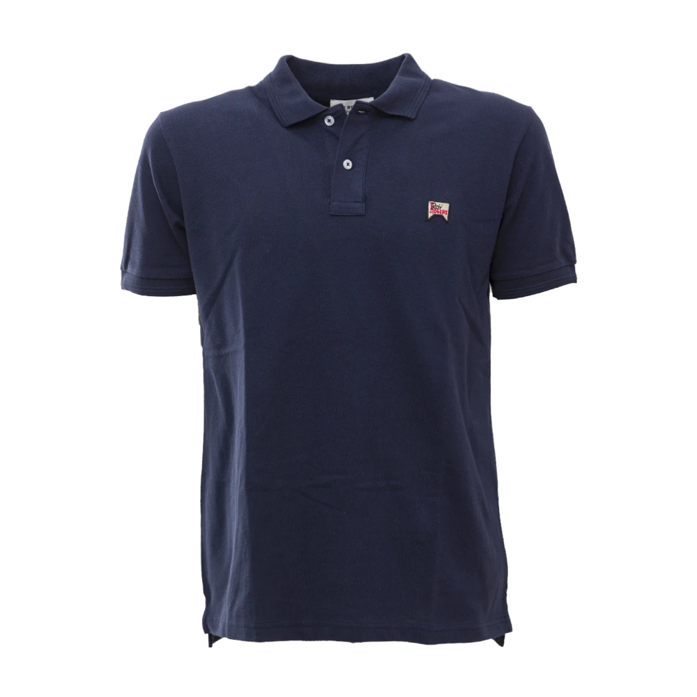Roy Roger's Polo Shirts Blue Heren