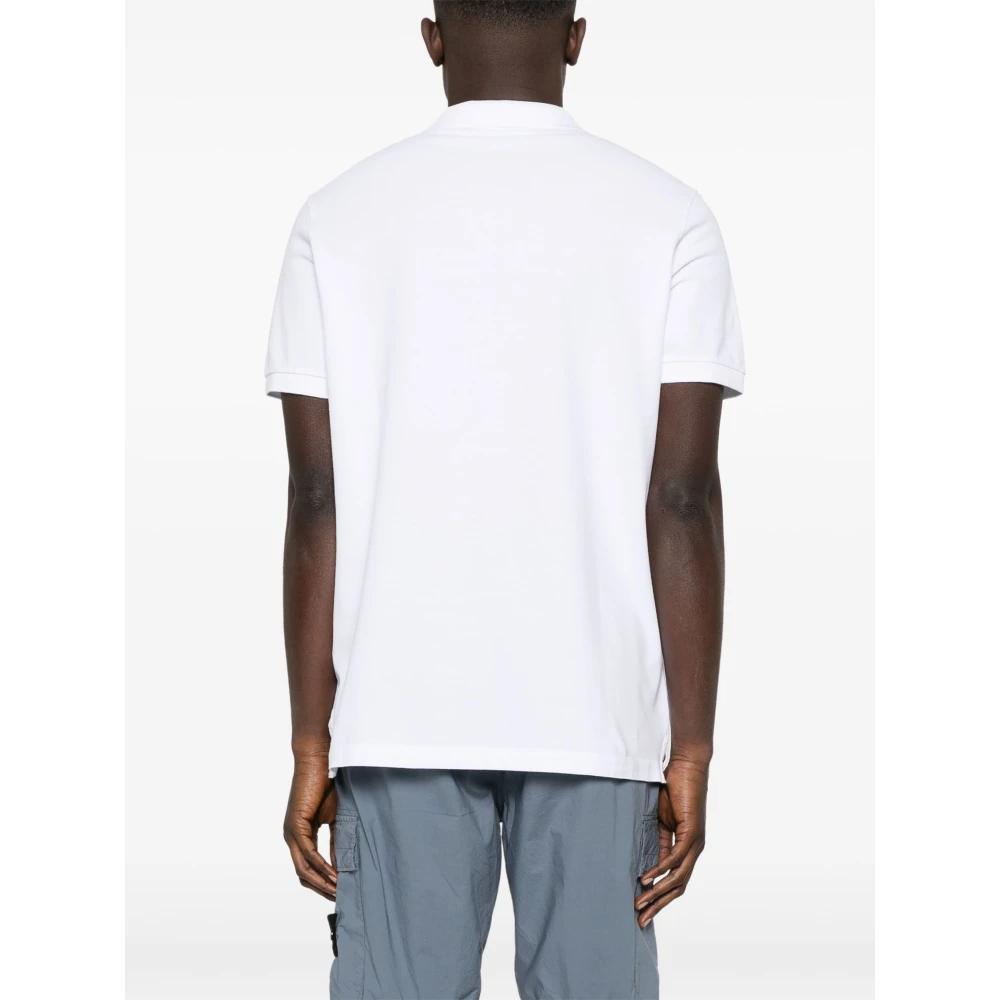 Stone Island Klassiek Poloshirt in Diverse Kleuren White Heren