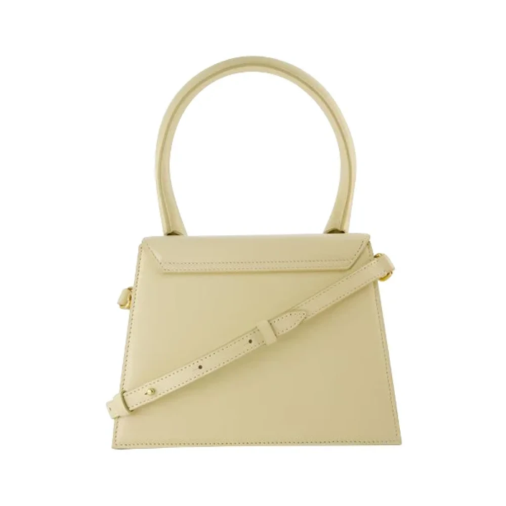 Jacquemus Pre-owned Leather shoulder-bags Beige Dames