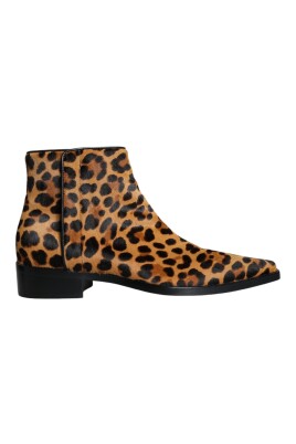 leopard-calf-fur-ankle-boots-shoes