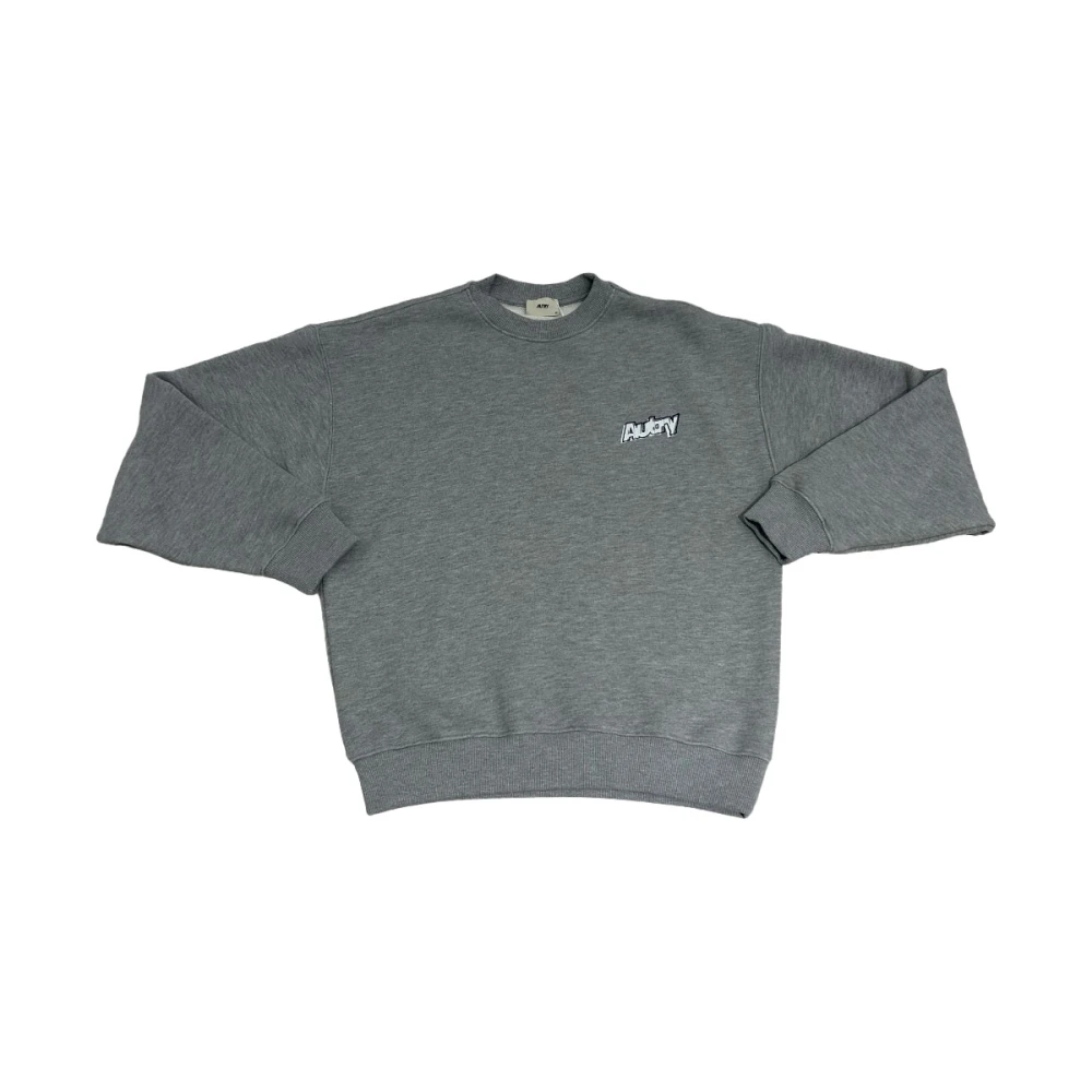 Autry Men's Gray Printed Logo Sweatshirt - Sweatshirts - Xl - Sweatshirts & Hoodies