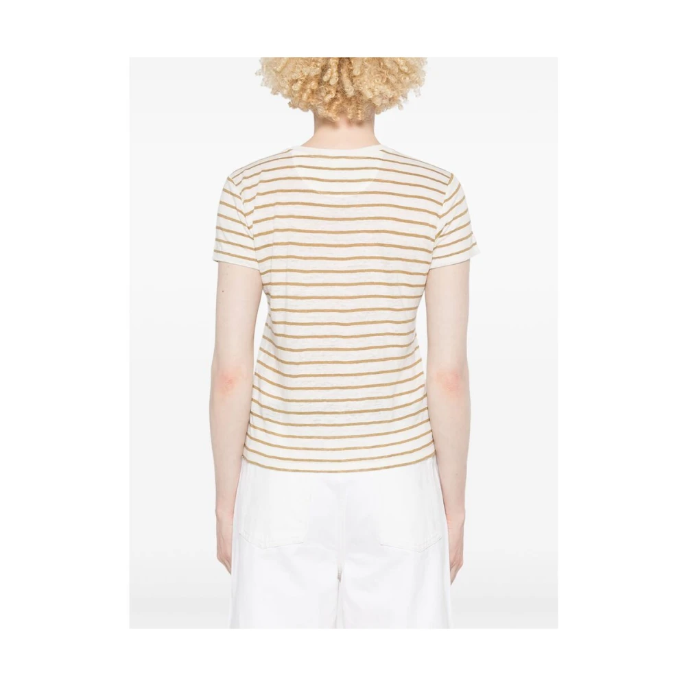 Frame Groene Crew Neck T-shirt Multicolor Dames