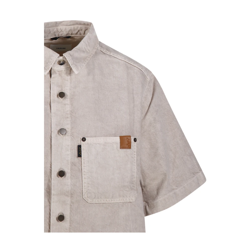 Haikure Hazelnoot Olijfkleurig Overhemd Beige Dames