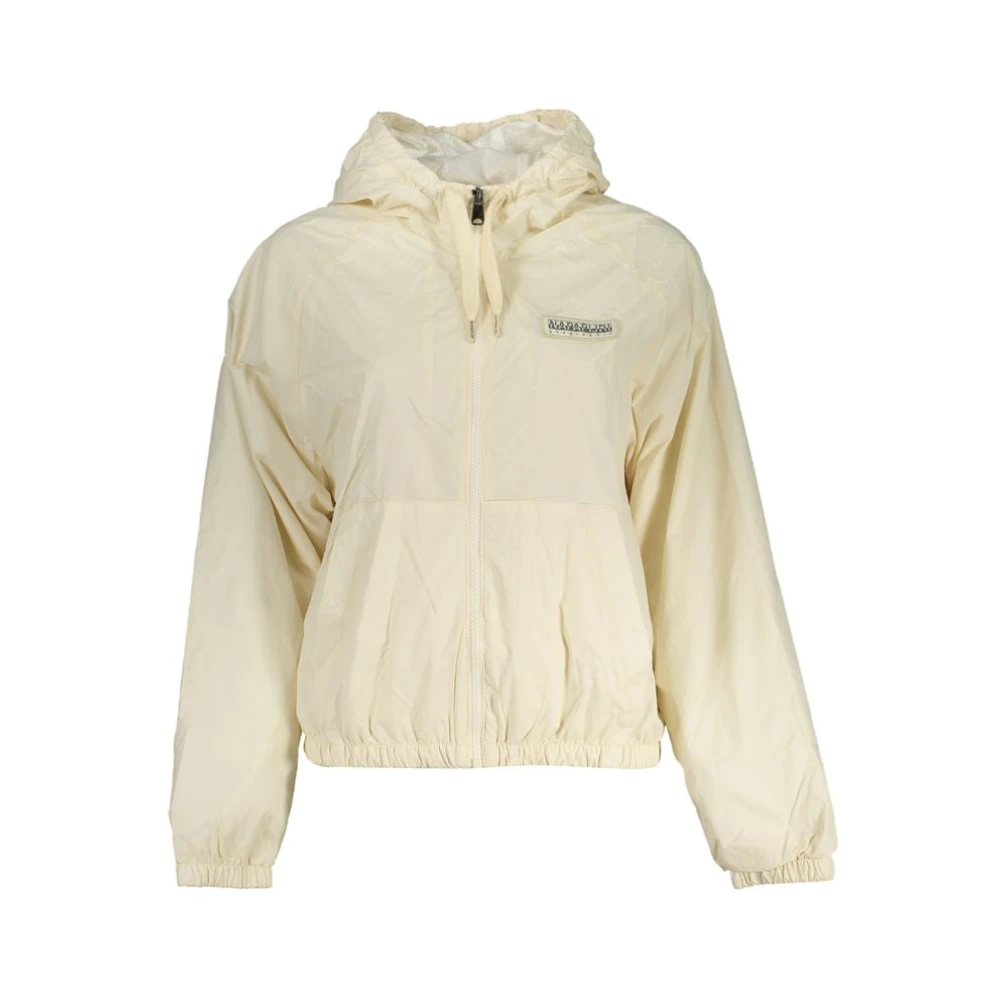 Napapijri Waterdichte sportjas met capuchon Beige Dames