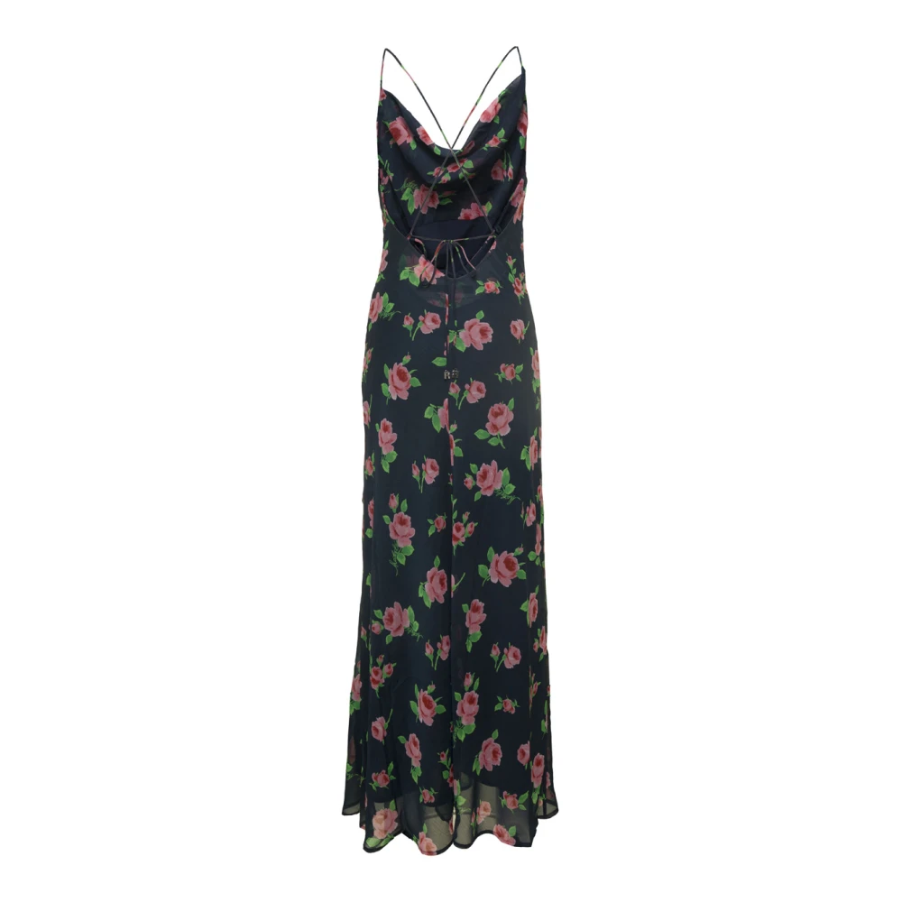 Rotate Birger Christensen Maxi-jurk met rozenprint Multicolor Dames