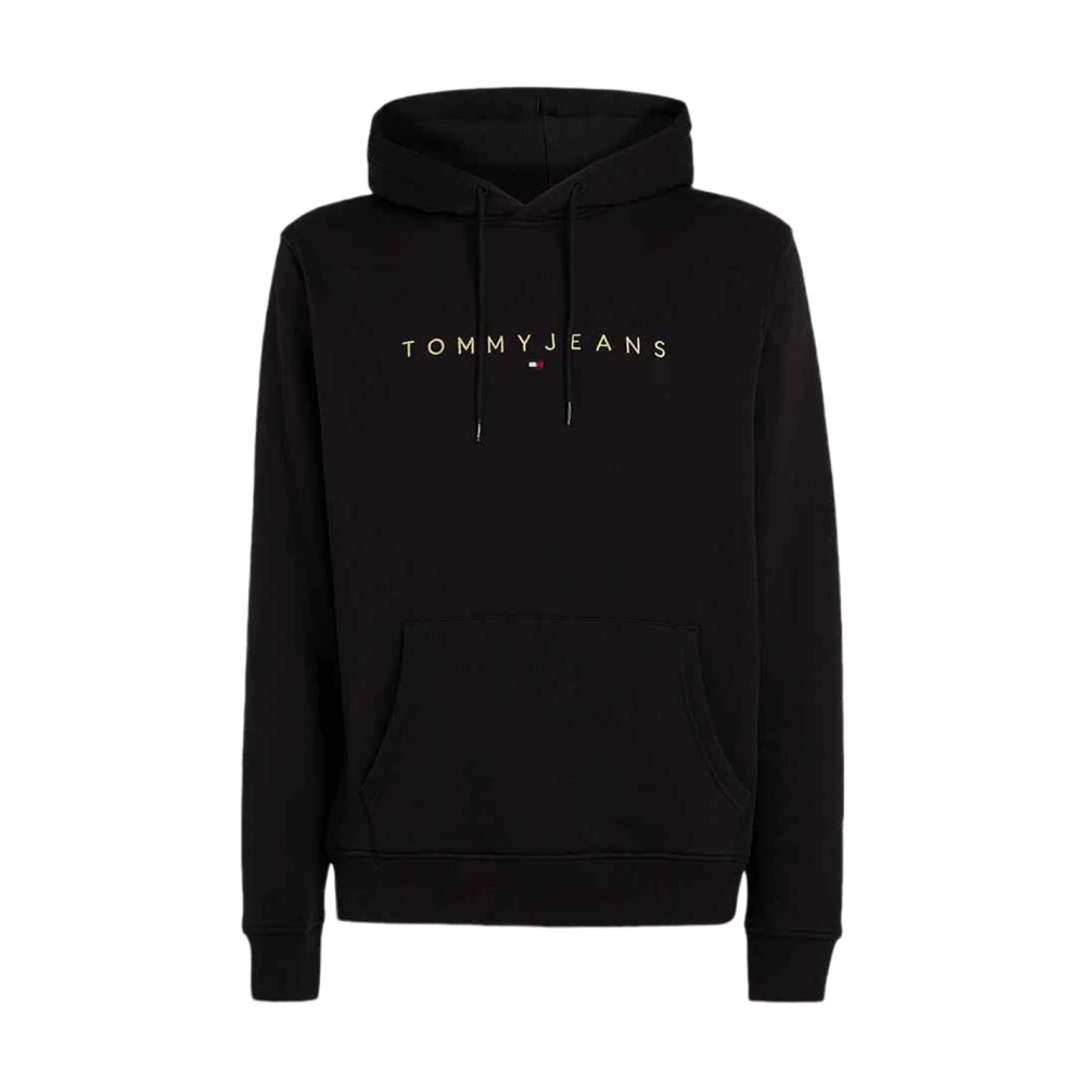Tommy Hilfiger Stijlvolle hoodie voor mannen Black Heren