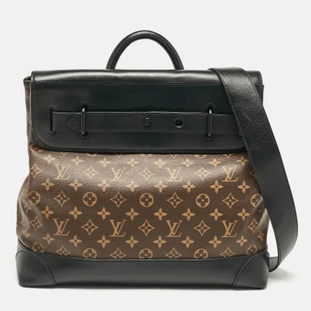 Louis Vuitton Vintage Pre-owned Coated canvas travel-bags Black Dames