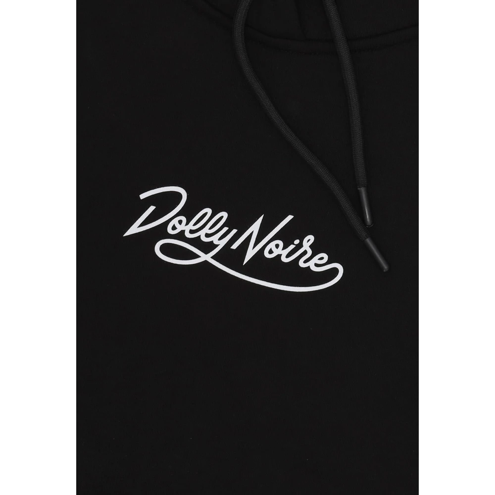 Dolly Noire Zwarte hoodie met voorvak Black Heren