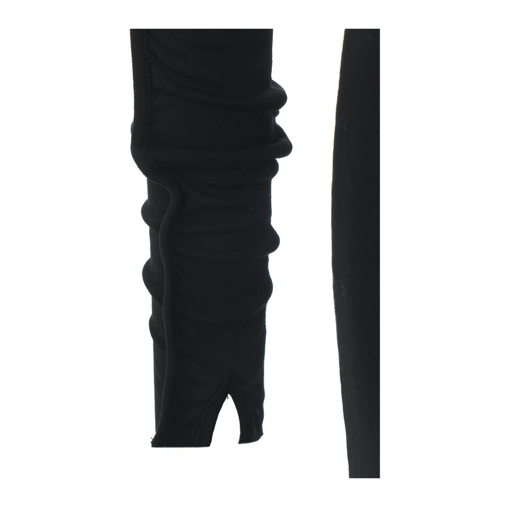 Thom Krom Zwarte Maxi Jurk V-Hals Elegante Stijl Black Dames