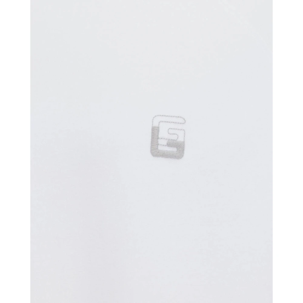 Genti Korte mouw T-shirt J2027-1227 White Heren