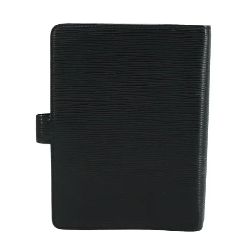 Louis Vuitton Vintage Pre-owned Leather home-office Black Dames