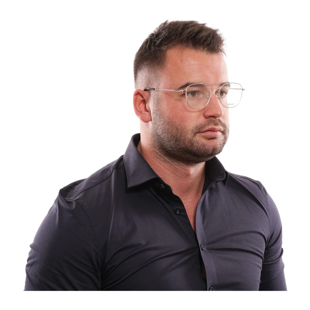 Bally Heren Metalen en Plastic Optische Brillen Gray Heren