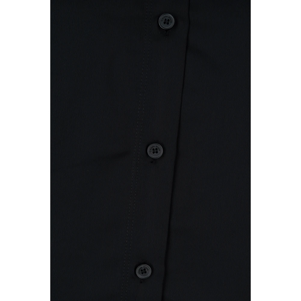 Calvin Klein Casual Katoenen T-Shirt Black Dames