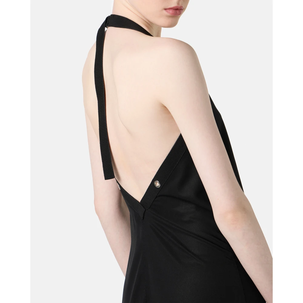 Iceberg Zwarte jurk in een volumineuze nieuwe pasvorm met Tencel-stof Black Dames