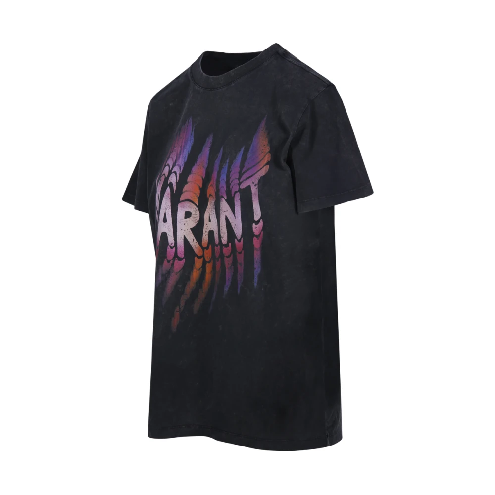 Isabel Marant Étoile Zwarte Zoeline T-Shirt Black Dames