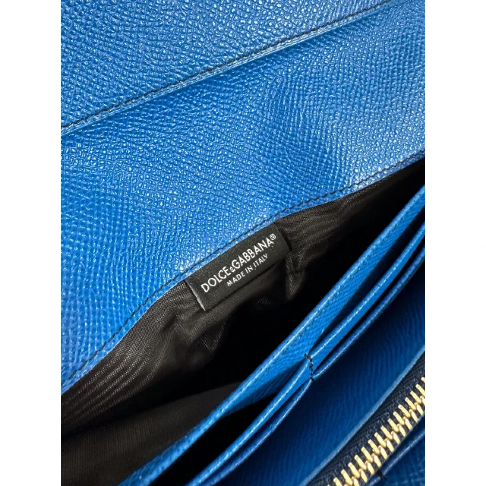 Dolce & Gabbana Pre-owned Fabric clutches Blue Dames