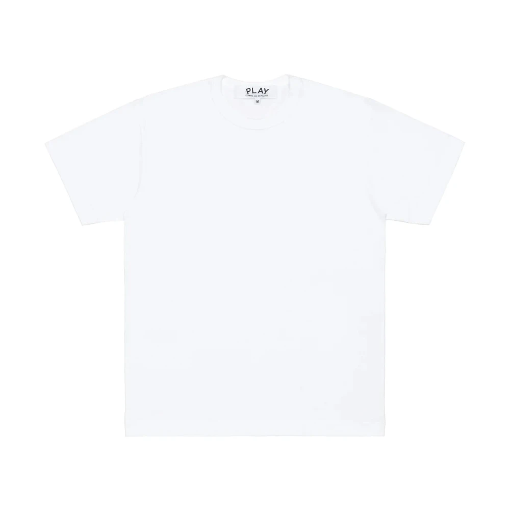 Comme des Garçons Play Wit Katoenen T-shirt met Ronde Hals White Heren