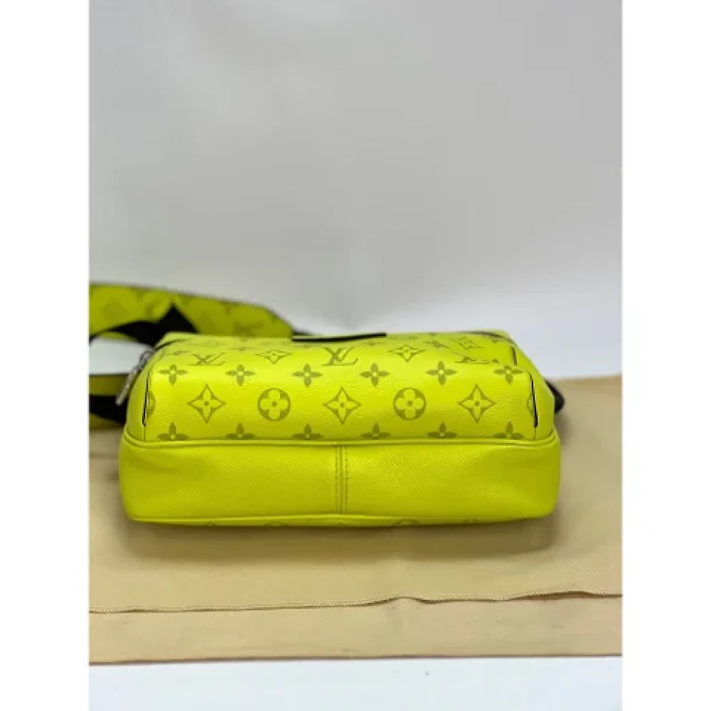 Louis Vuitton Vintage Pre-owned Canvas crossbody-bags Yellow Dames