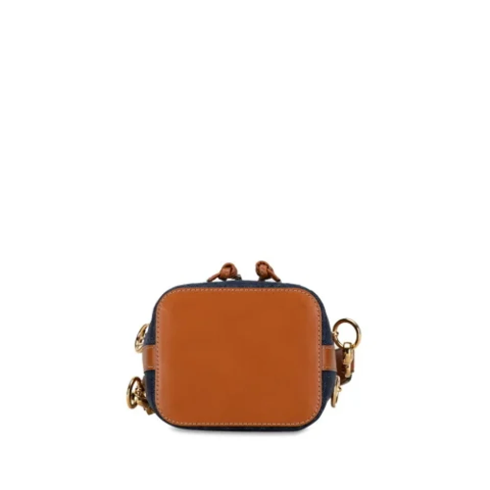 Fendi Vintage Pre-owned Denim fendi-bags Brown Dames