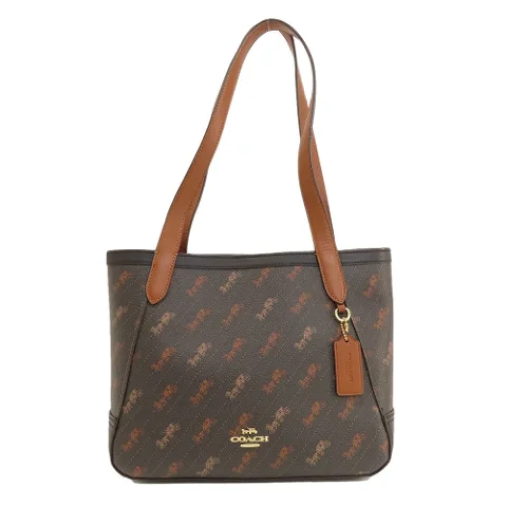 Coach Pre-owned Plastic totes Brown Dames